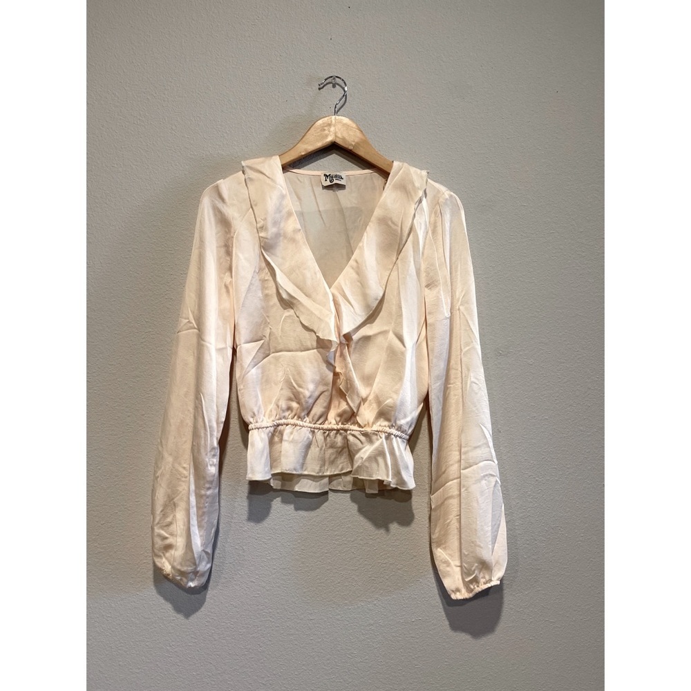 NWT Show Me Your Mumu| Cream Brewster Ruffle Top| Small